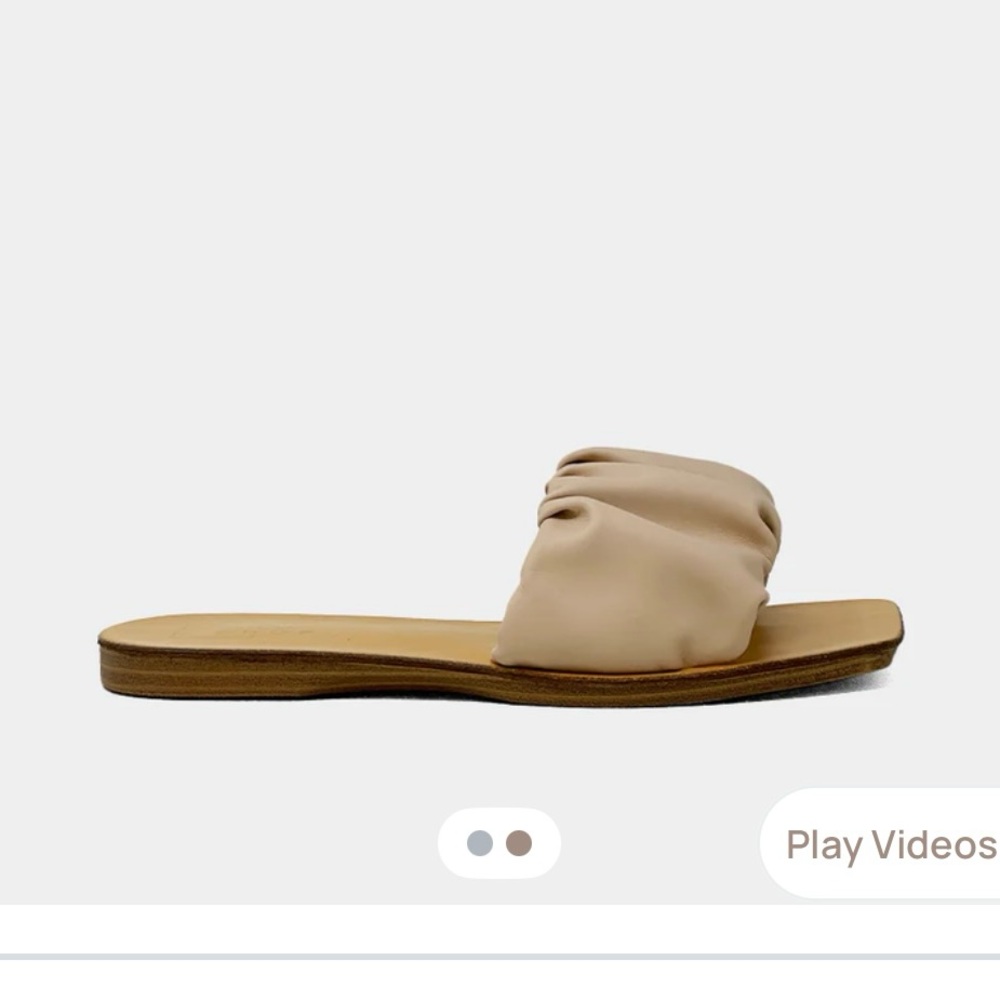 ShuShop Cream Women's Slide Sandals- never worn